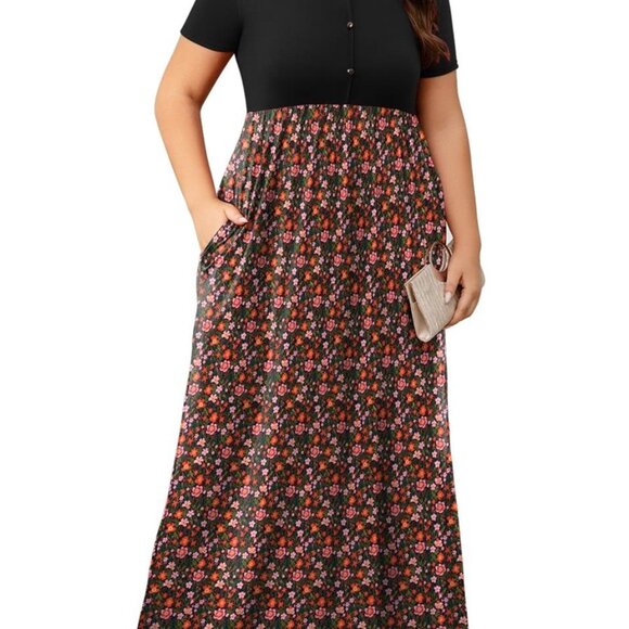 Cuteduck Maxi Summer Dress Plus Size - Picture 2 of 5
